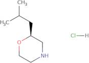 (2S)-2-(2-Methylpropyl)morpholine hydrochloride