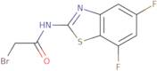 2-Bromo-N-(5,7-difluoro-1,3-benzothiazol-2-yl)acetamide