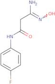 N-(4-Fluorophenyl)-2-(N'-hydroxycarbamimidoyl)acetamide