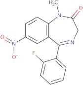 5-(2-Fluorophenyl)-7-nitro-1-(trideuteriomethyl)-3H-1,4-benzodiazepin-2-one