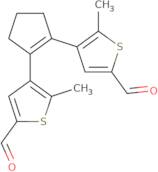 4-[2-(5-Formyl-2-methylthiophen-3-yl)cyclopenten-1-yl]-5-methylthiophene-2-carbaldehyde