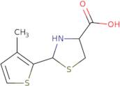 (4R)-2-(3-Methylthiophen-2-yl)-1,3-thiazolidine-4-carboxylic acid