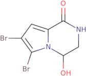 6,7-Dibromo-4-hydroxy-1H,2H,3H,4H-pyrrolo[1,2-a]pyrazin-1-one