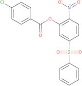 [5-(Benzenesulfonyl)-2-nitrophenyl] 4-chlorobenzoate