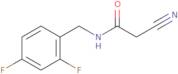 2-Cyano-N-[(2,4-difluorophenyl)methyl]acetamide