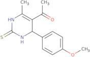 1-[4-(4-Methoxyphenyl)-6-methyl-2-thioxo-1,2,3,4-tetrahydropyrimidin-5-yl]ethanone