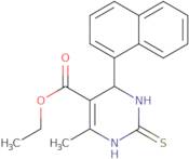 ethyl 6-methyl-2-naphthyl-4-thioxo-2H,3H,5H-3,5-diazinecarboxylate