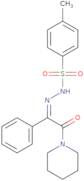 (E)-4-Methyl-N'-(2-oxo-1-phenyl-2-(piperidin-1-yl)ethylidene)benzenesulfonohydrazide