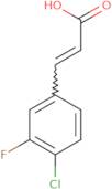 (E)-3-(4-Chloro-3-fluorophenyl)acrylic acid