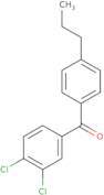 3,4-Dichloro-4'-N-propylbenzophenone