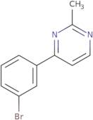 4-(3-Bromophenyl)-2-methylpyrimidine