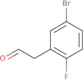 2-(5-Bromo-2-fluorophenyl)acetaldehyde