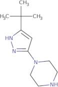 1-(3-(tert-Butyl)-1H-pyrazol-5-yl)piperazine