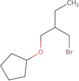 [2-(Bromomethyl)butoxy]cyclopentane