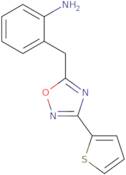 2-((3-(Thiophen-2-yl)-1,2,4-oxadiazol-5-yl)methyl)aniline