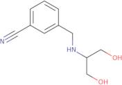 3-{[(1,3-Dihydroxypropan-2-yl)amino]methyl}benzonitrile