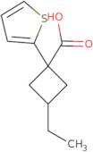 3-Ethyl-1-(thiophen-2-yl)cyclobutane-1-carboxylic acid