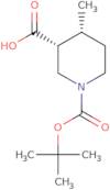 (3R,4R)-rel-1-[(tert-Butoxy)carbonyl]-4-methylpiperidine-3-carboxylic Acid