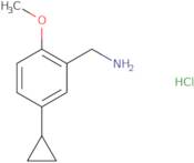 (5-Cyclopropyl-2-methoxyphenyl)methanamine hydrochloride