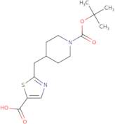 2-({1-[(tert-Butoxy)carbonyl]piperidin-4-yl}methyl)-1,3-thiazole-5-carboxylic acid