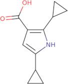 2,5-Dicyclopropyl-1H-pyrrole-3-carboxylic acid