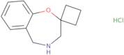 4,5-Dihydro-3H-spiro[1,4-benzoxazepine-2,1'-cyclobutane] hydrochloride