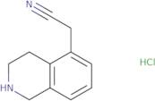 2-(1,2,3,4-Tetrahydroisoquinolin-5-yl)acetonitrile hydrochloride