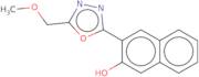 3-[5-(Methoxymethyl)-1,3,4-oxadiazol-2-yl]naphthalen-2-ol