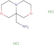 {Hexahydro-1H-[1,4]oxazino[3,4-c]morpholin-9a-yl}methanamine dihydrochloride