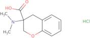 3-(Dimethylamino)-3,4-dihydro-2H-1-benzopyran-3-carboxylic acid hydrochloride