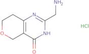 2-(Aminomethyl)-3H,4H,5H,7H,8H-pyrano[4,3-d]pyrimidin-4-one hydrochloride