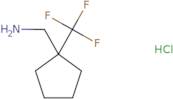 [1-(Trifluoromethyl)cyclopentyl]methanamine hydrochloride