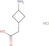 2-(3-Aminocyclobutyl)acetic acid hydrochloride