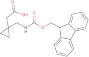 2-{1-[({[(9H-Fluoren-9-yl)methoxy]carbonyl}amino)methyl]cyclopropyl}acetic acid