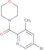 5-Bromo-3-methyl-2-morpholinocarbonylpyridine