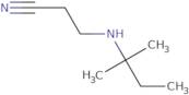 3-[(2-Methylbutan-2-yl)amino]propanenitrile