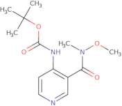 tert-Butyl N-{3-[methoxy(methyl)carbamoyl]pyridin-4-yl}carbamate