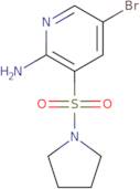 5-Bromo-3-(pyrrolidine-1-sulfonyl)pyridin-2-amine