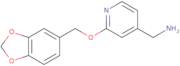 [2-(1,3-Dioxaindan-5-ylmethoxy)pyridin-4-yl]methanamine