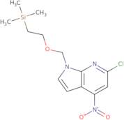 6-Chloro-4-nitro-1-((2-(trimethylsilyl)ethoxy)-methyl)-1H-pyrrolo[2,3-b]pyridine