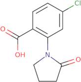 4-Chloro-2-(2-oxopyrrolidin-1-yl)benzoic acid