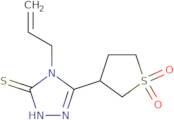 3-[4-(Prop-2-en-1-yl)-5-sulfanyl-4H-1,2,4-triazol-3-yl]-1λ6-thiolane-1,1-dione