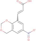 (2E)-3-(6-Nitro-2,4-dihydro-1,3-benzodioxin-8-yl)prop-2-enoic acid