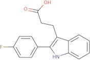 3-[2-(4-Fluorophenyl)-1H-indol-3-yl]propanoic acid