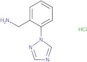 1-[2-(1H-1,2,4-Triazol-1-yl)phenyl]methanamine hydrochloride