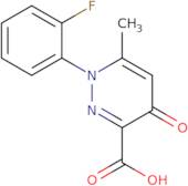 1-(2-Fluorophenyl)-6-methyl-4-oxo-1,4-dihydropyridazine-3-carboxylic acid