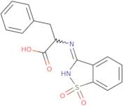 (2S)-2-[(1,1-Dioxido-1,2-benzisothiazol-3-yl)amino]-3-phenylpropanoic acid