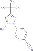 4-(5-Amino-3-tert-butyl-1H-pyrazol-1-yl)benzonitrile