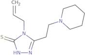 5-[2-(Piperidin-1-yl)ethyl]-4-(prop-2-en-1-yl)-4H-1,2,4-triazole-3-thiol