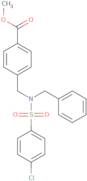 Methyl 4-[(N-benzyl4-chlorobenzenesulfonamido)methyl]benzoate